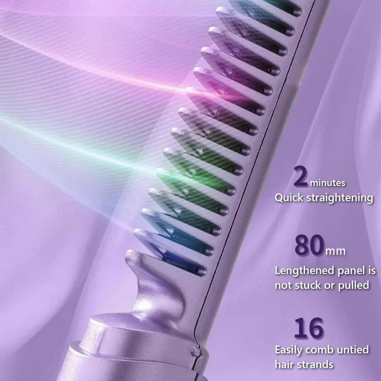 GlamBrush™ – Cepillo alisador portátil