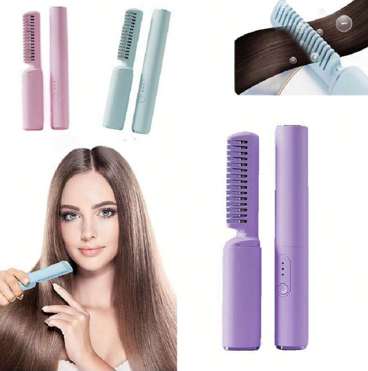 GlamBrush™ – Cepillo alisador portátil