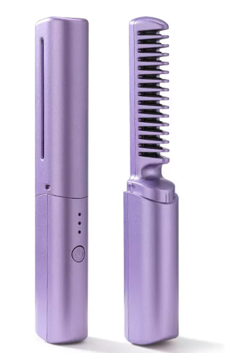 GlamBrush™ – Cepillo alisador portátil