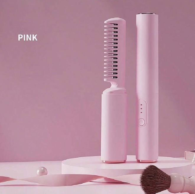 GlamBrush™ – Cepillo alisador portátil